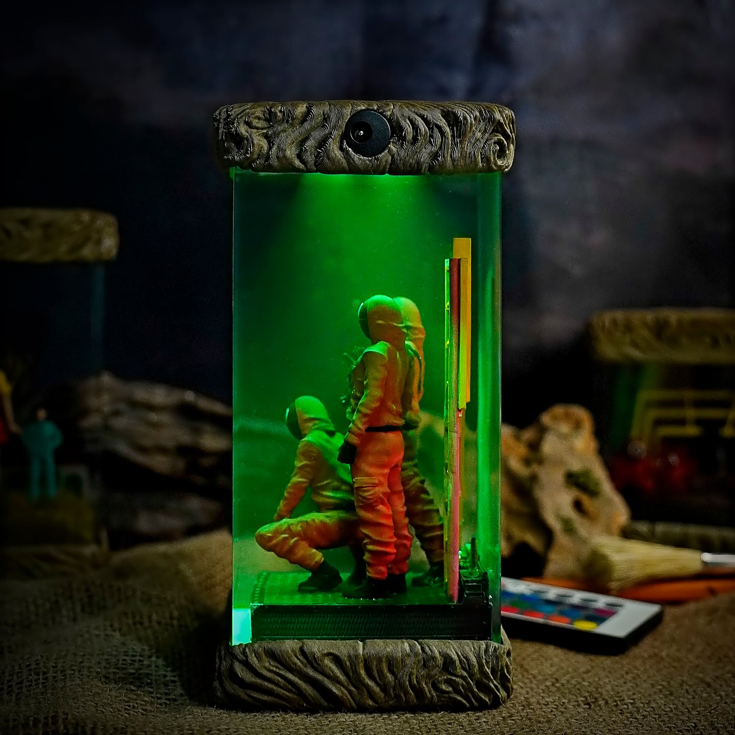 Pink Guards - Squid Game Handmade Resin Lamp