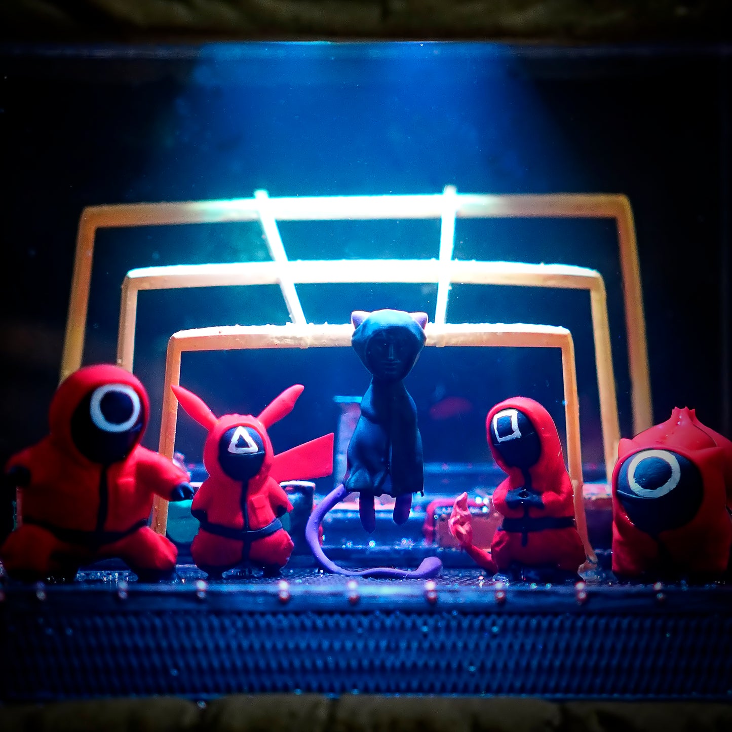 Squid Game Pokemon Style - Squid Game Handmade Resin Lamp