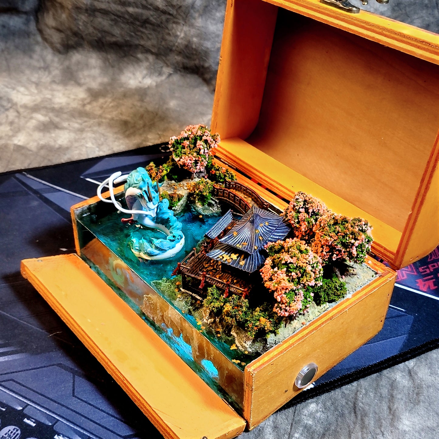 Japanese Dragon Light Box