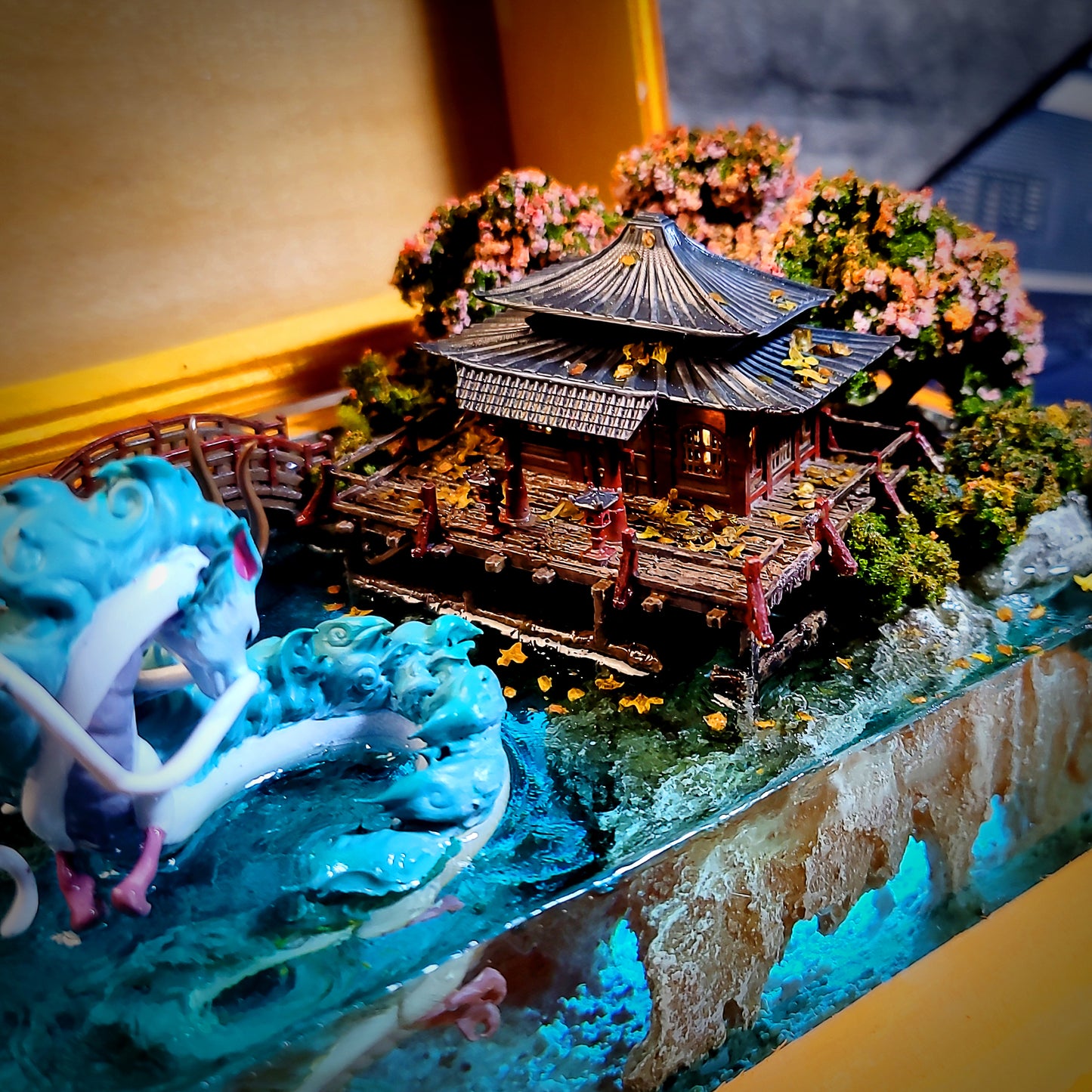 Japanese Dragon Light Box