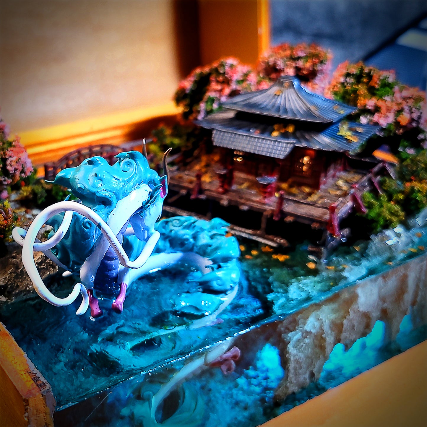 Japanese Dragon Light Box