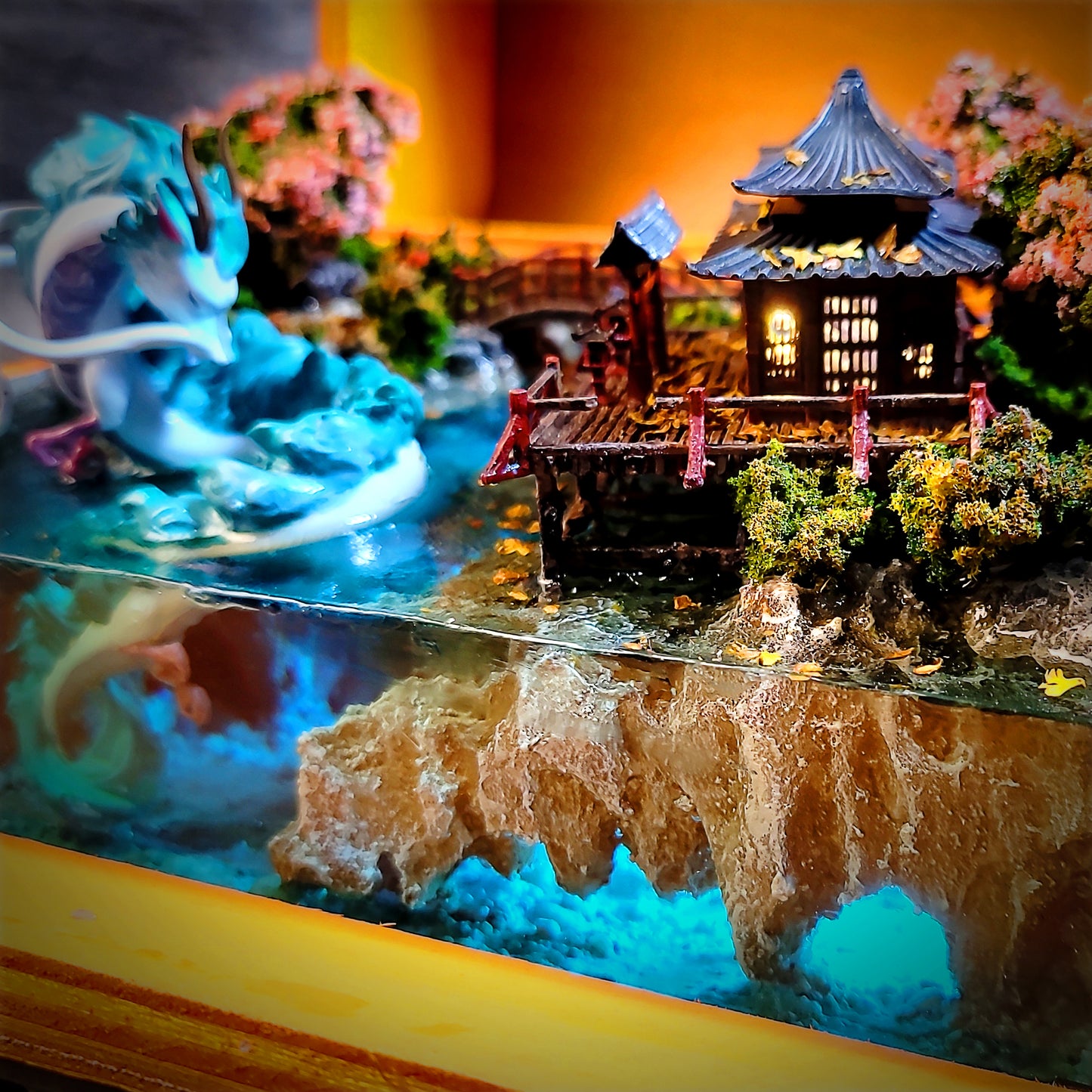 Japanese Dragon Light Box
