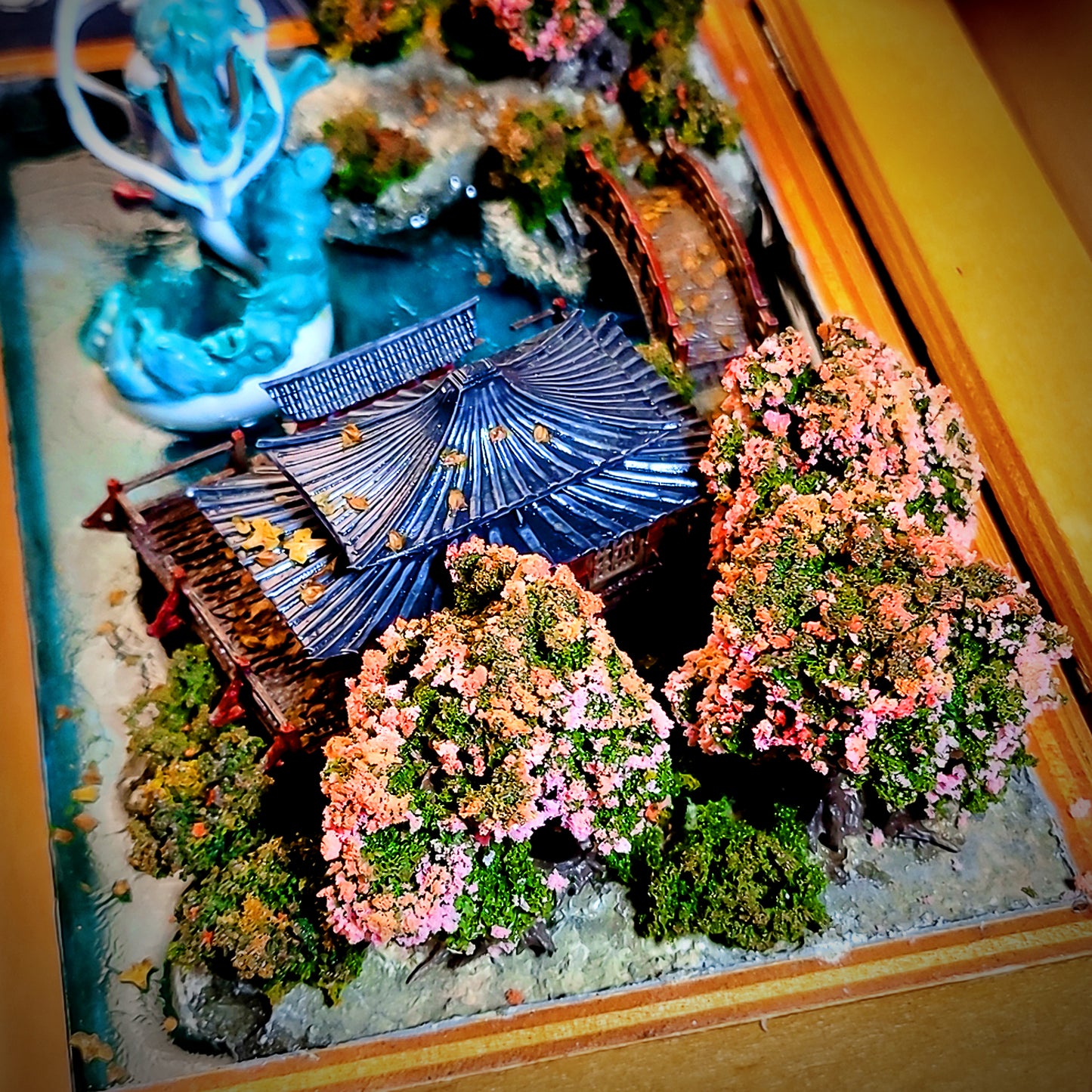 Japanese Dragon Light Box