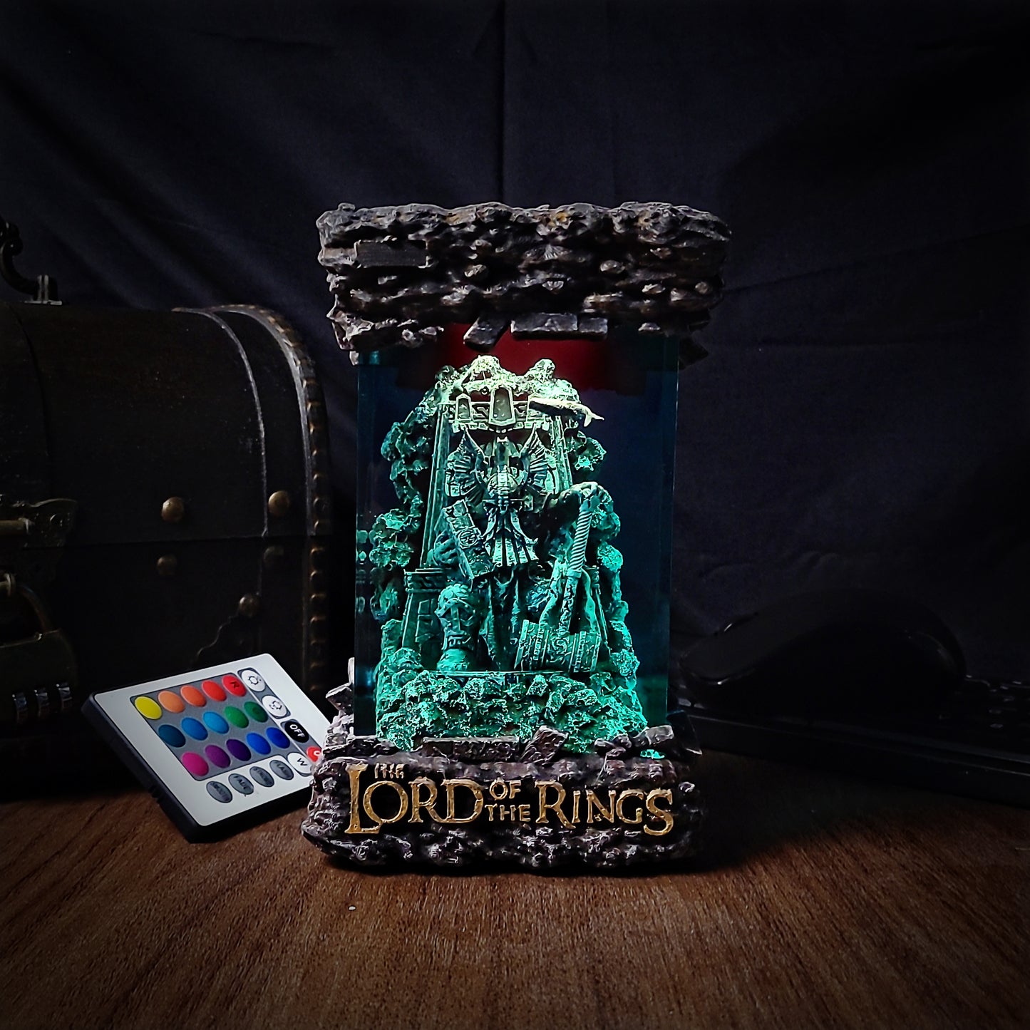 Dwarf lord of the rings lamp