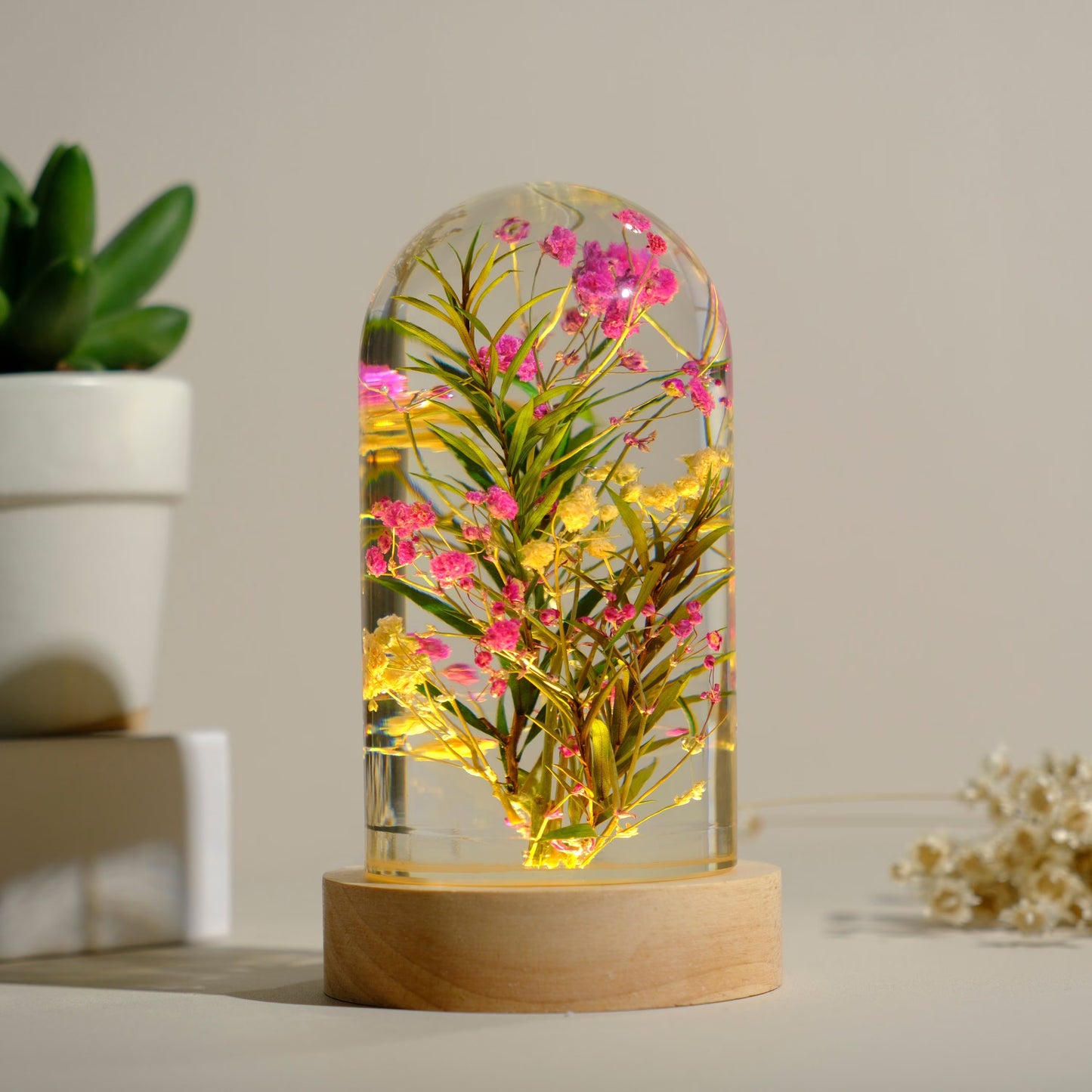 BABY FLOWERS- Handmade Lamp