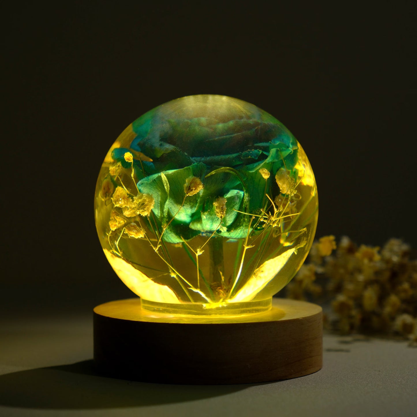 Blue Rose - Handmade Lamp