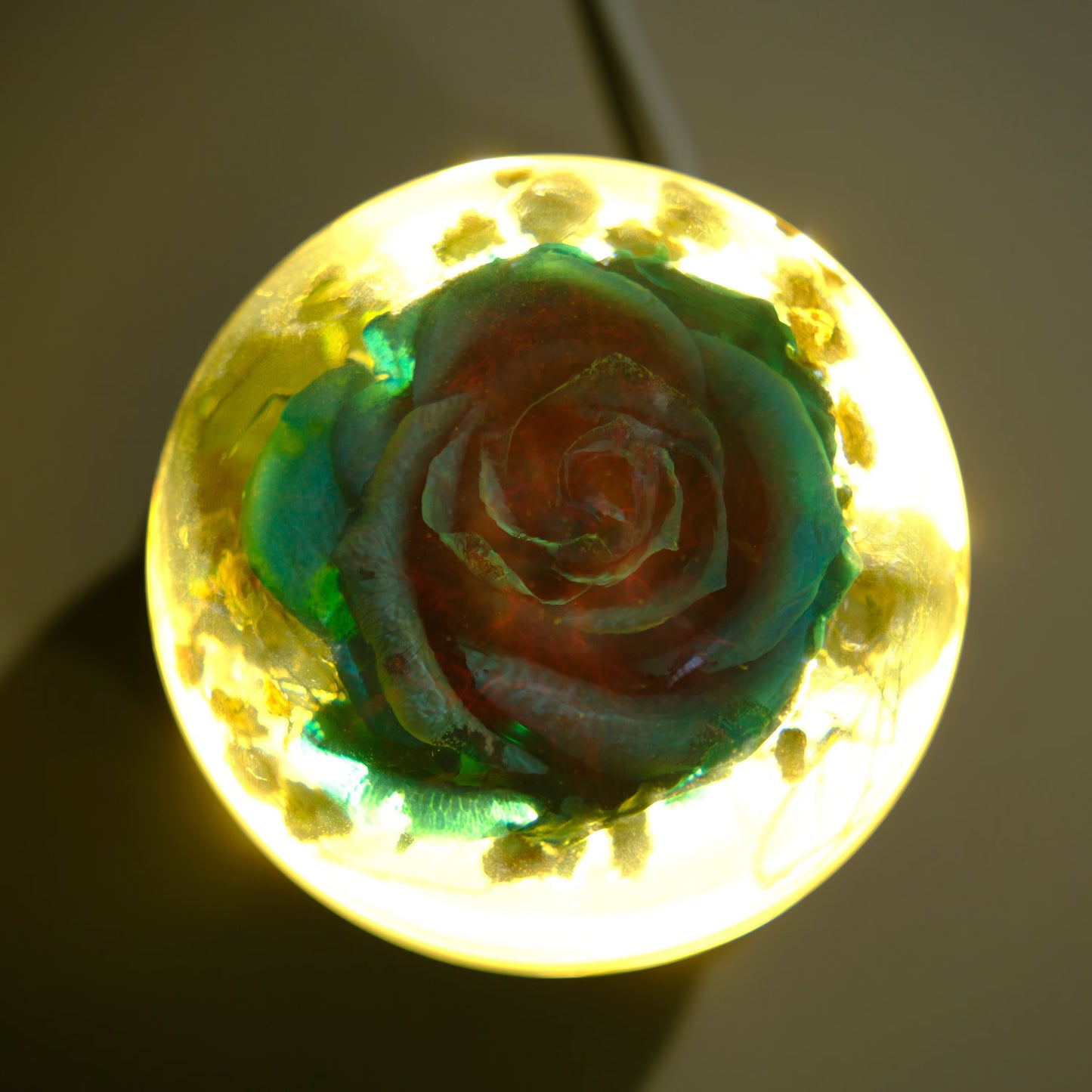 Blue Rose - Handmade Lamp