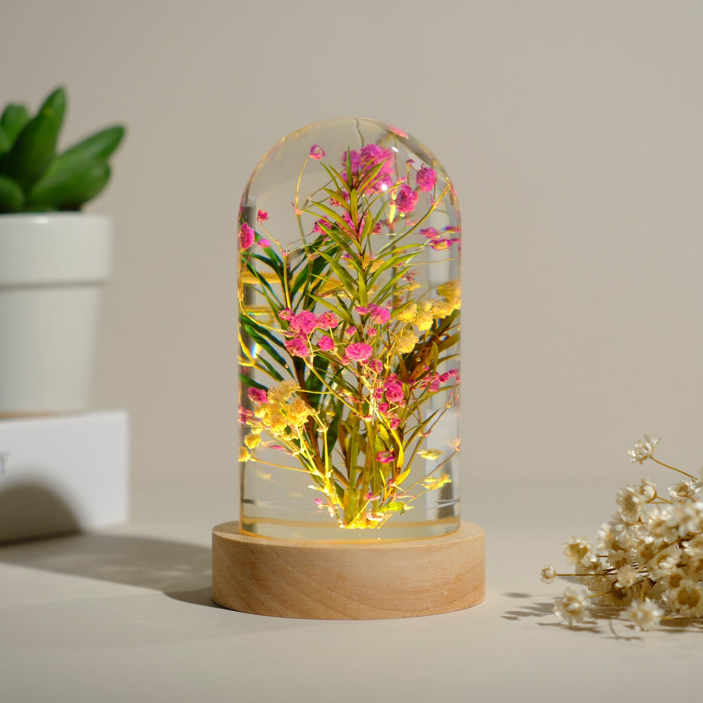 BABY FLOWERS- Handmade Lamp