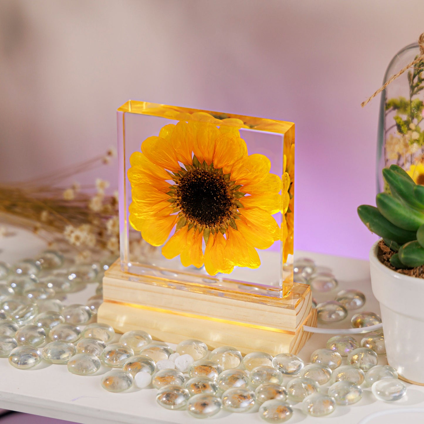 SUNFLOWER- Handmade Lamp