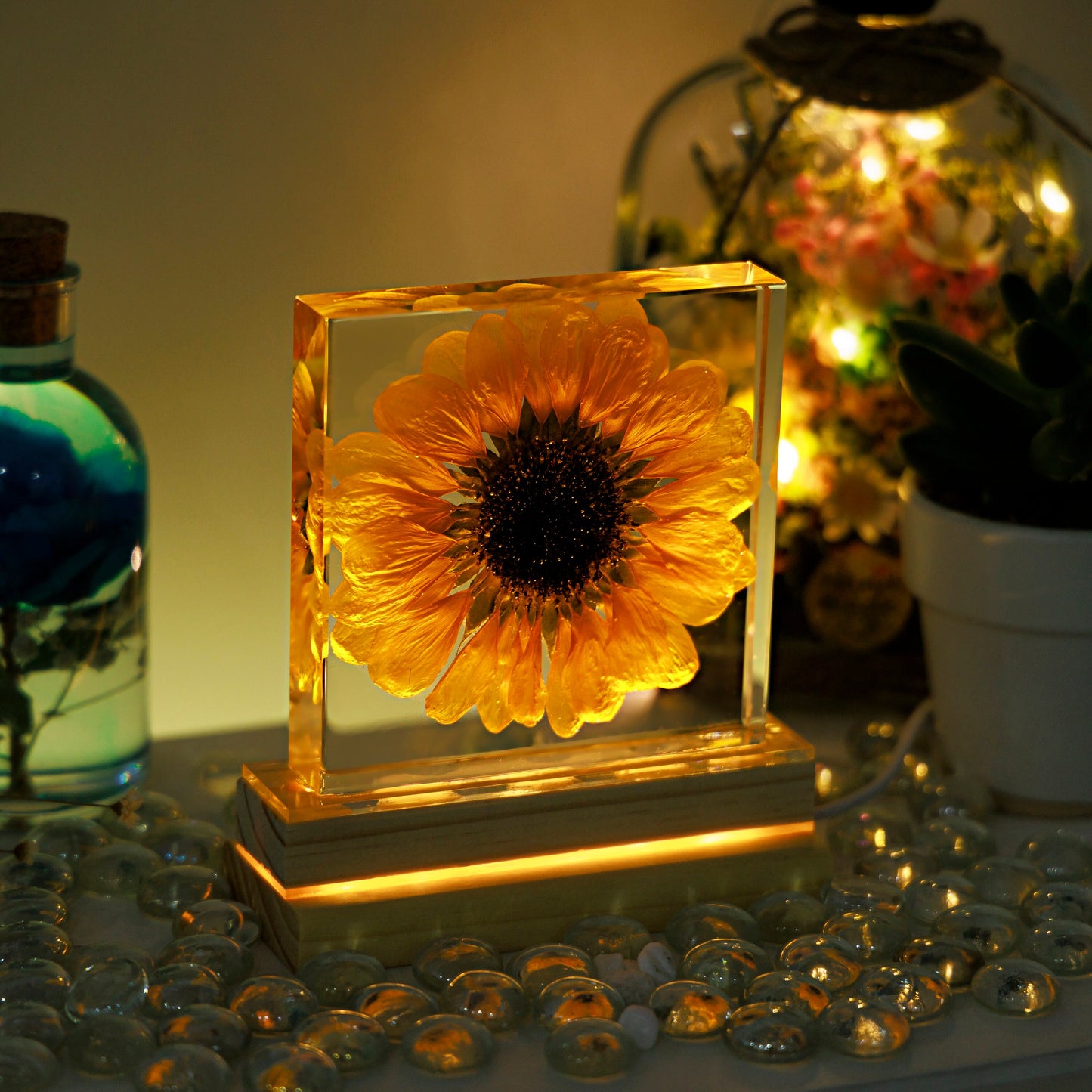 SUNFLOWER- Handmade Lamp