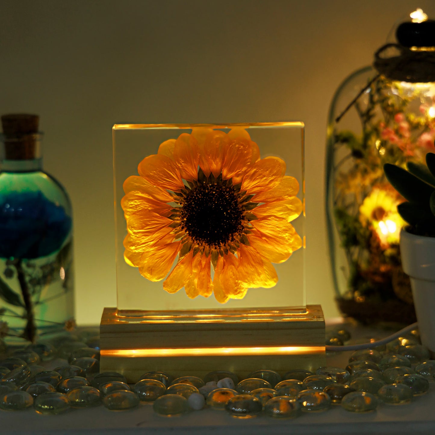 SUNFLOWER- Handmade Lamp