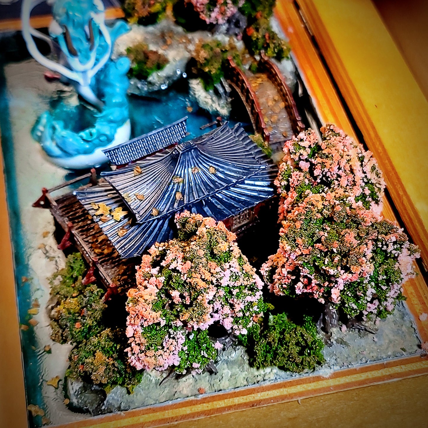 Japanese Dragon Light Box