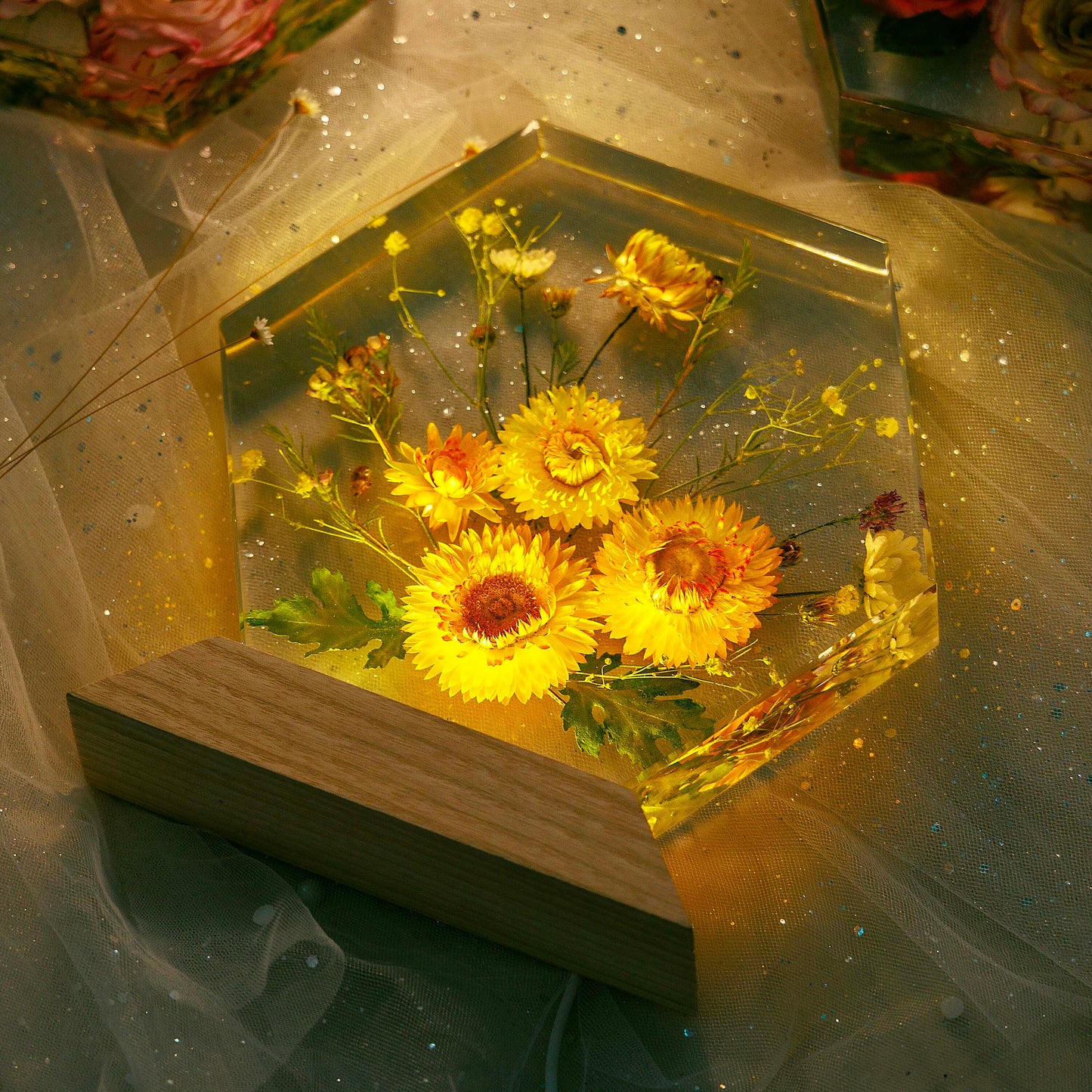 SUNFLOWERS - Handmade Lamp