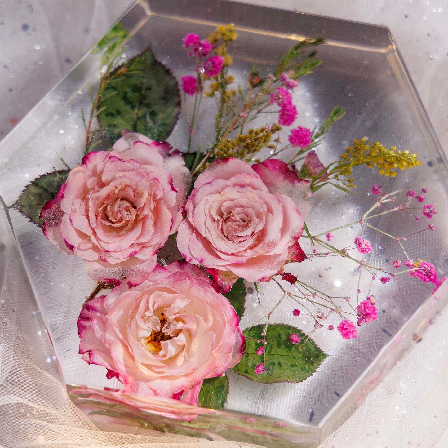 ROSE FLOWERS - Handmade Lamp
