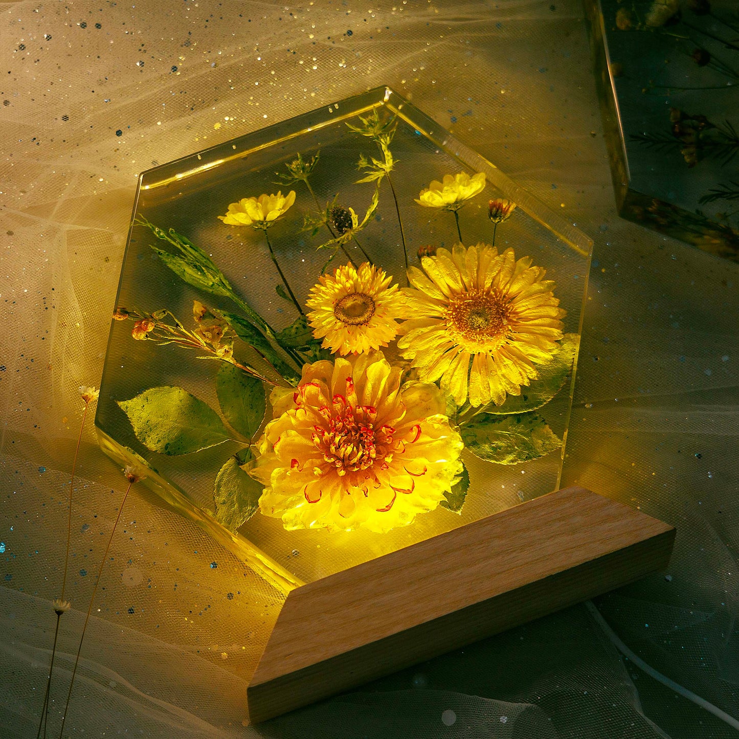 SUNFLOWERS V3 - Handmade Lamp