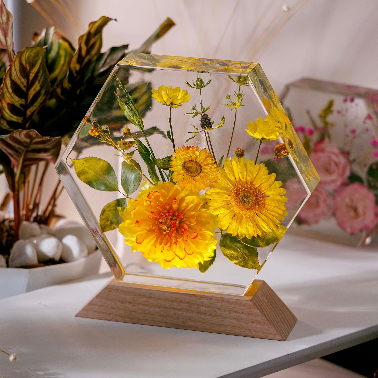 SUNFLOWERS V3 - Handmade Lamp