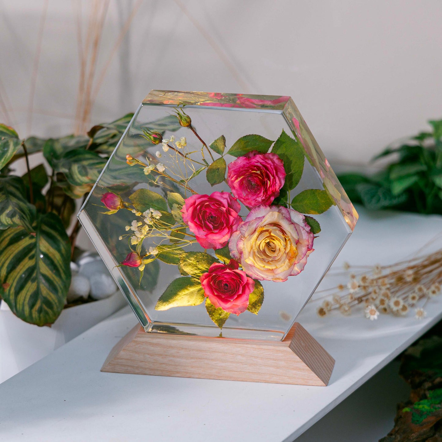 ROSE FLOWERS V2 - Handmade Lamp