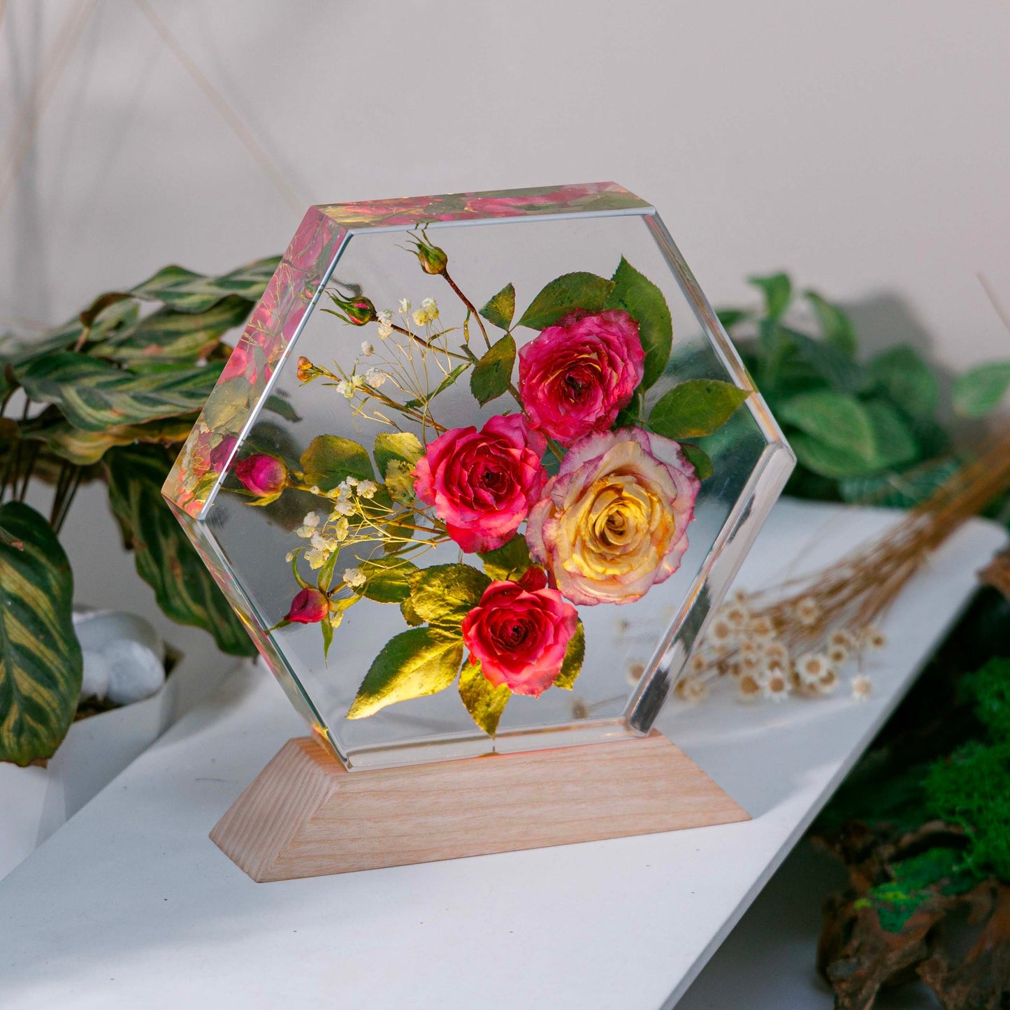 ROSE FLOWERS V2 - Handmade Lamp