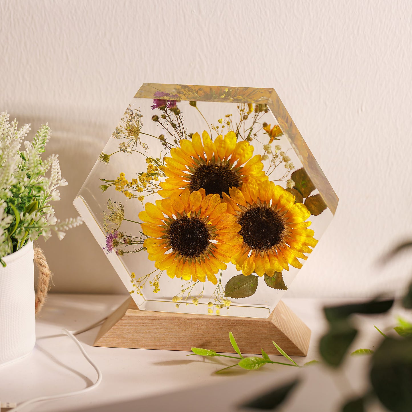 SUNFLOWERS v2 - Handmade Lamp