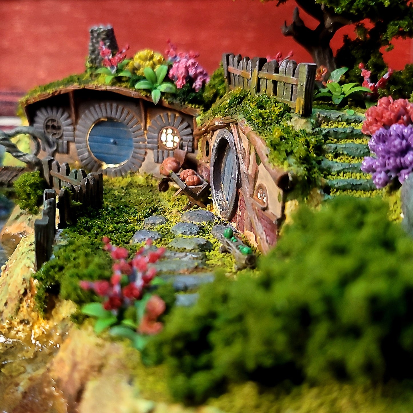 HOBBIT HOUSE From LOTR Box Lights