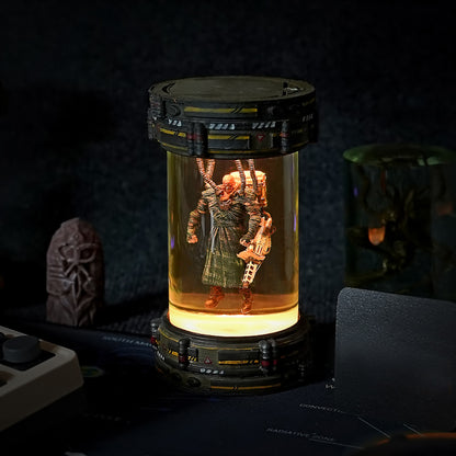 Nemesis Biolab from Resident Evil Resin Lamp, Handmade Epoxy Lamp, Birthday gifft, amine epoxy lamp, Halloween Gift