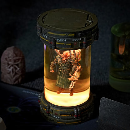 Nemesis Biolab from Resident Evil Resin Lamp, Handmade Epoxy Lamp, Birthday gifft, amine epoxy lamp, Halloween Gift