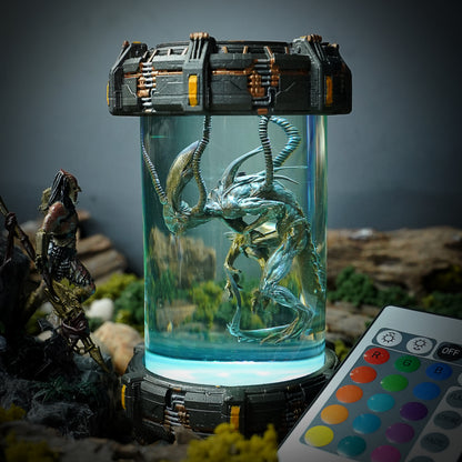 Alien Xenomorph Biolab Resin Lamp