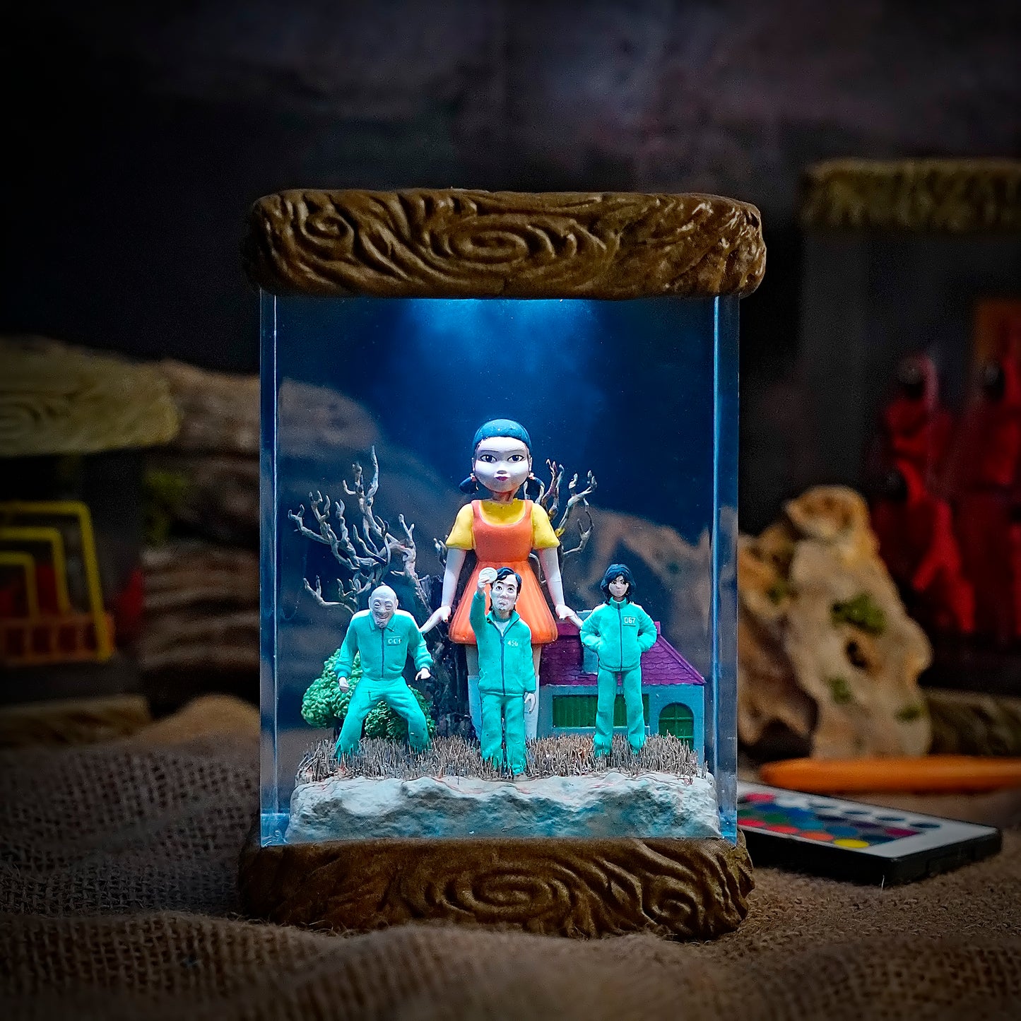 Doll - Squid Game Handmade Resin Lamp