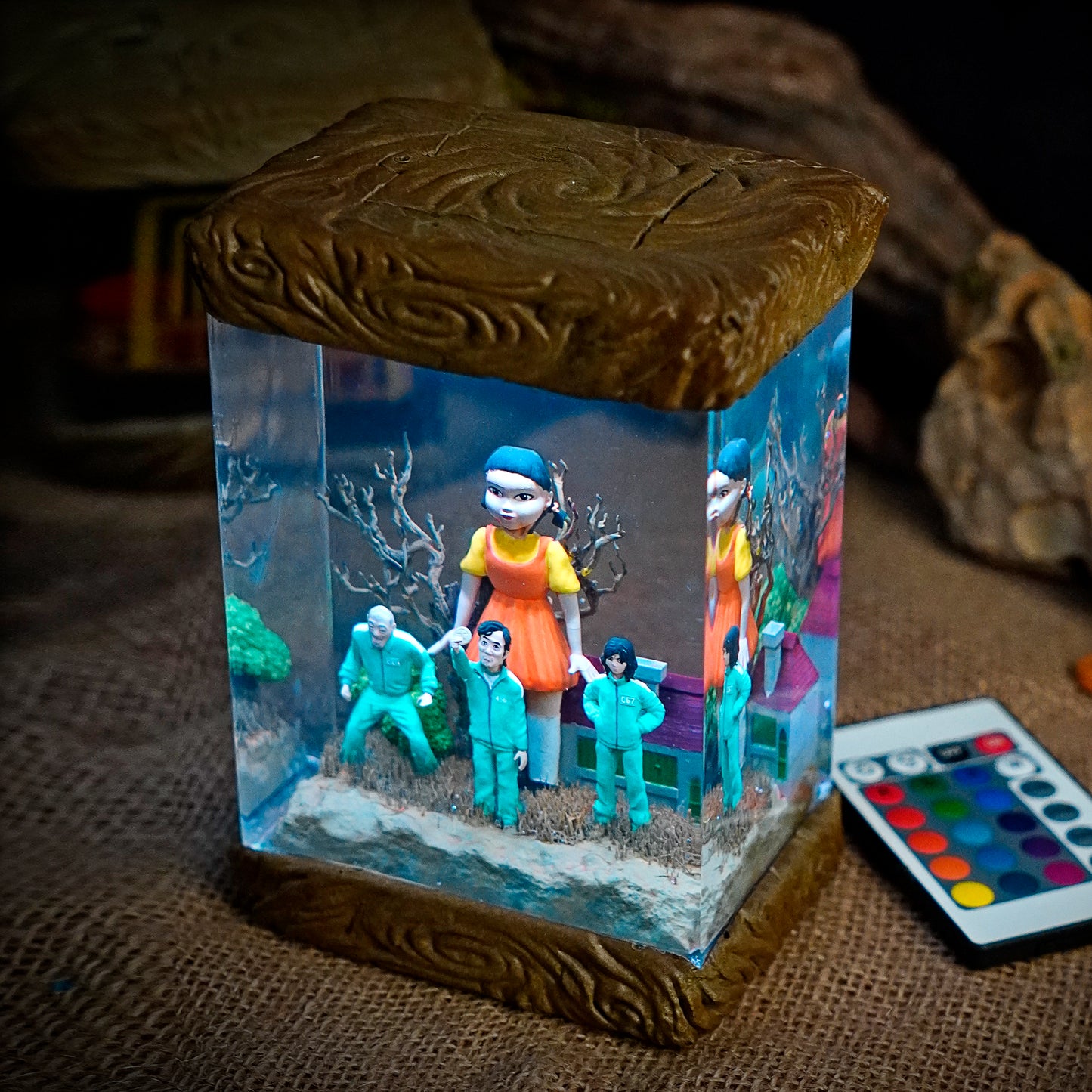 Doll - Squid Game Handmade Resin Lamp