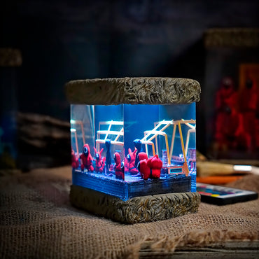 Squid Game Pokemon Style - Squid Game Handmade Resin Lamp