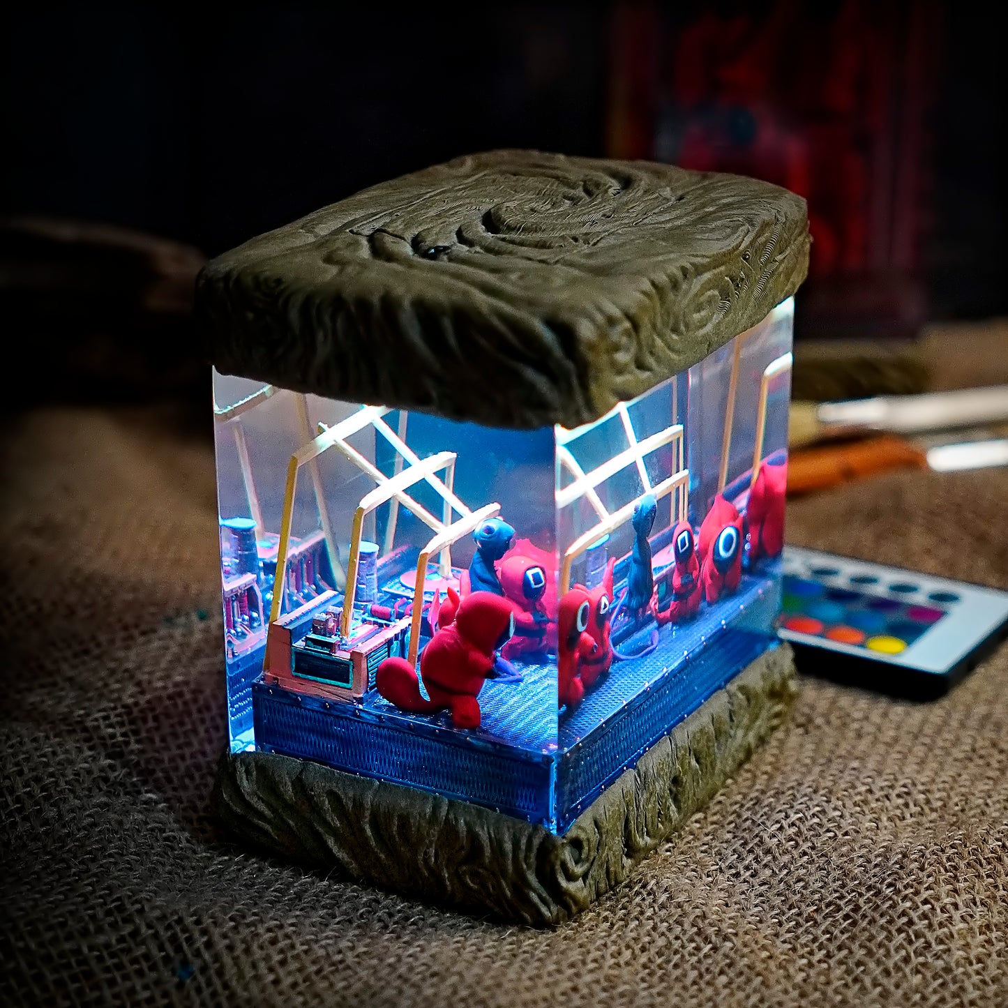 Squid Game Pokemon Style - Squid Game Handmade Resin Lamp