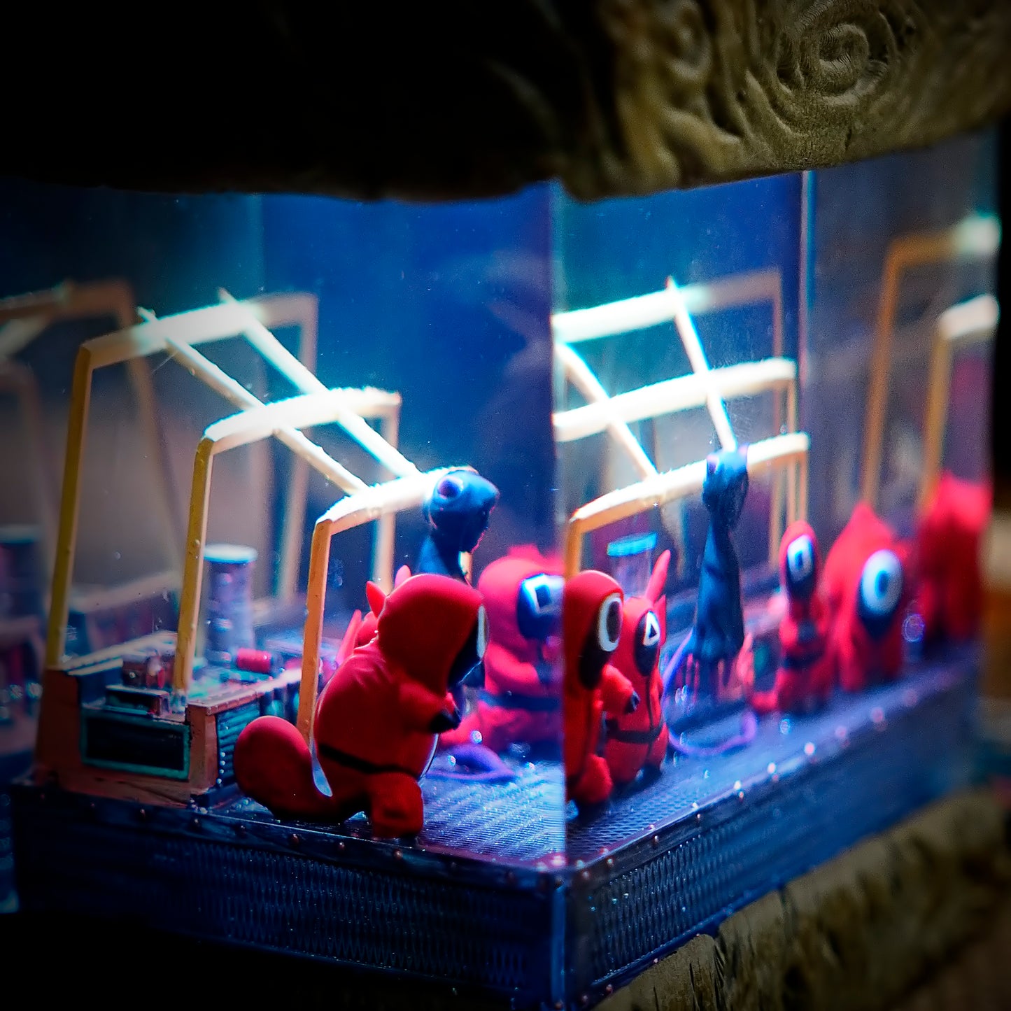 Squid Game Pokemon Style - Squid Game Handmade Resin Lamp