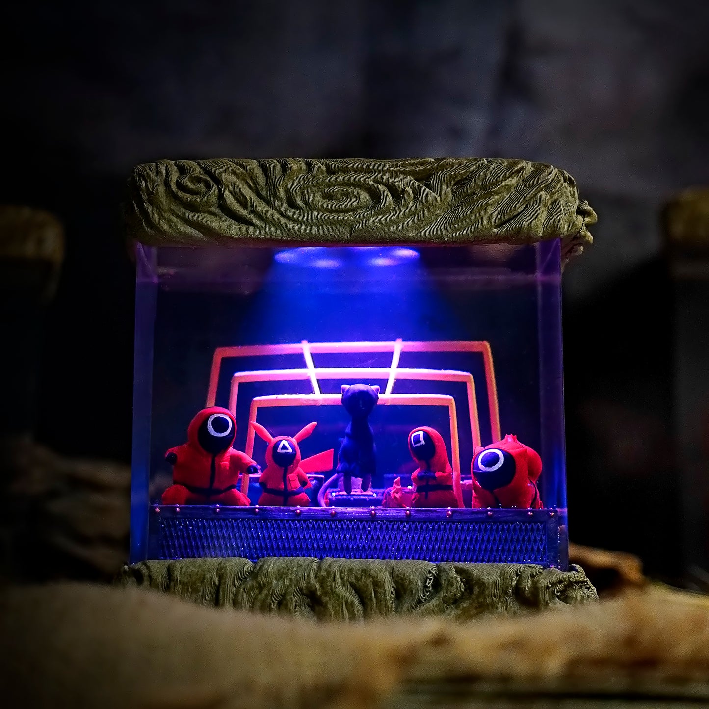 Squid Game Pokemon Style - Squid Game Handmade Resin Lamp