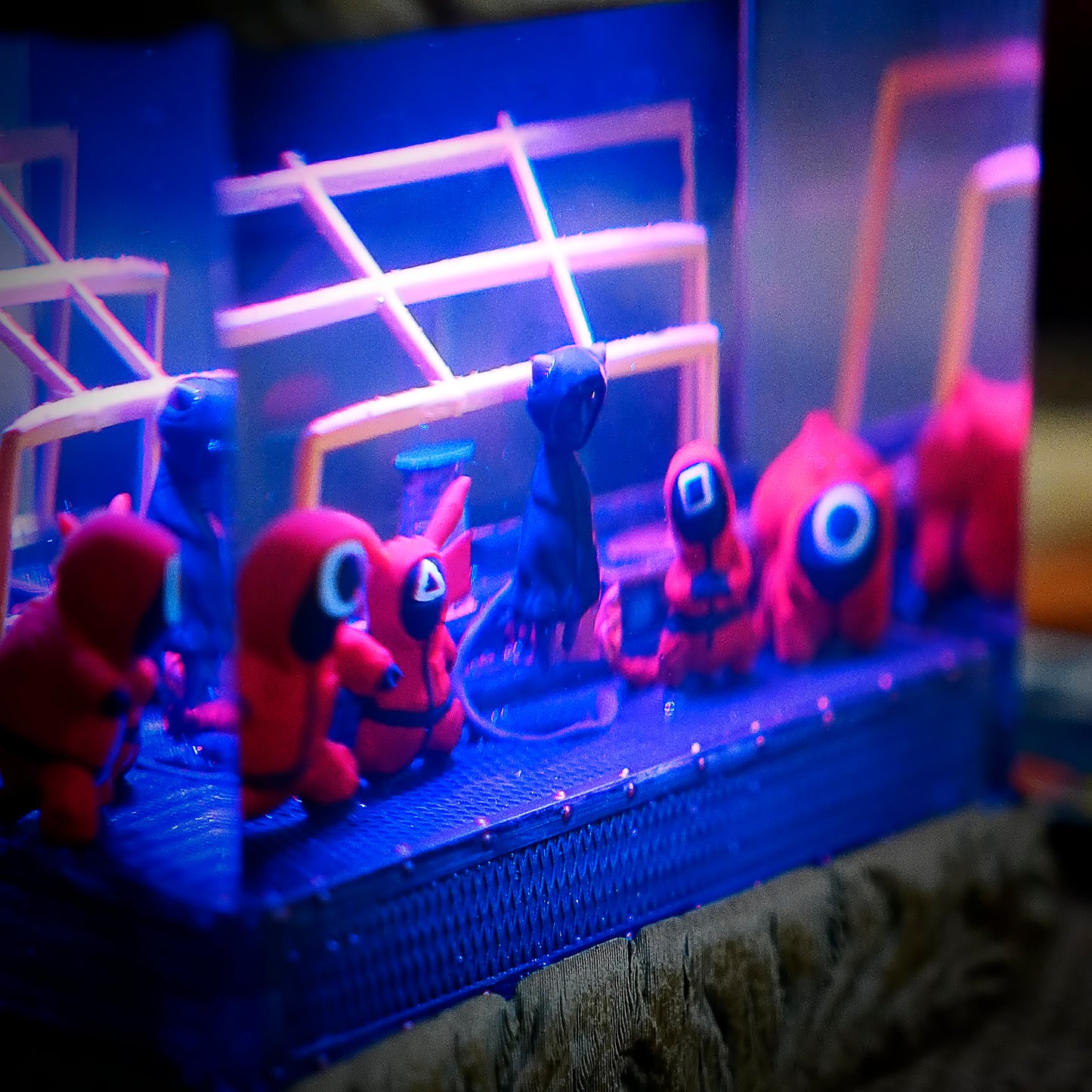 Squid Game Pokemon Style - Squid Game Handmade Resin Lamp
