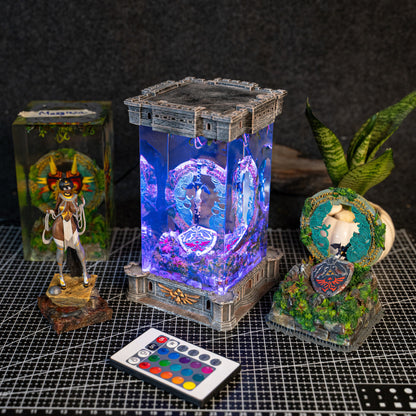 Legend of Zelda Shield Epoxy Resin Lamp