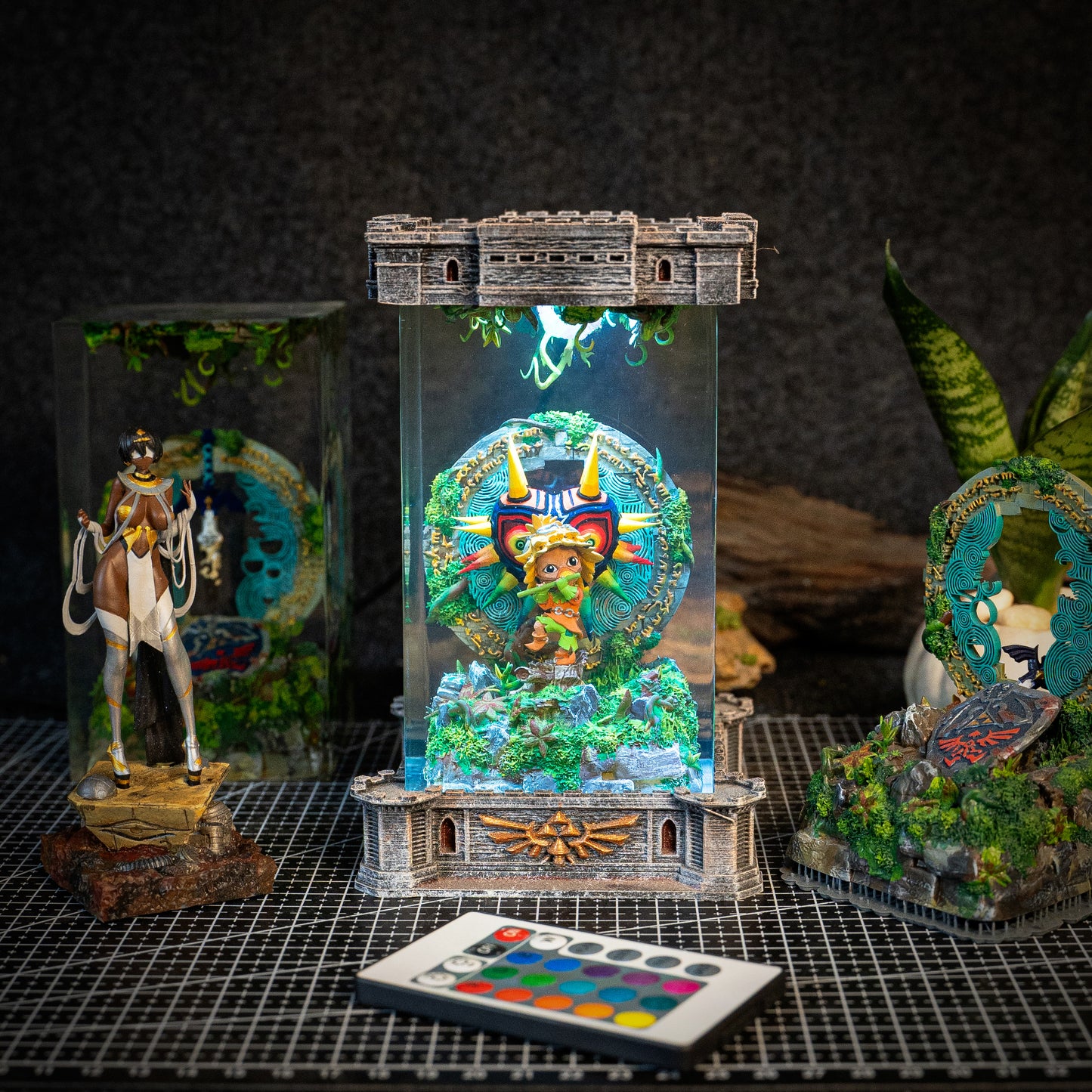 The Legend of Zelda Majora's Mask Epoxy Resin Lamp