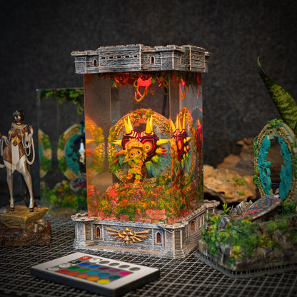 The Legend of Zelda Majora's Mask Epoxy Resin Lamp