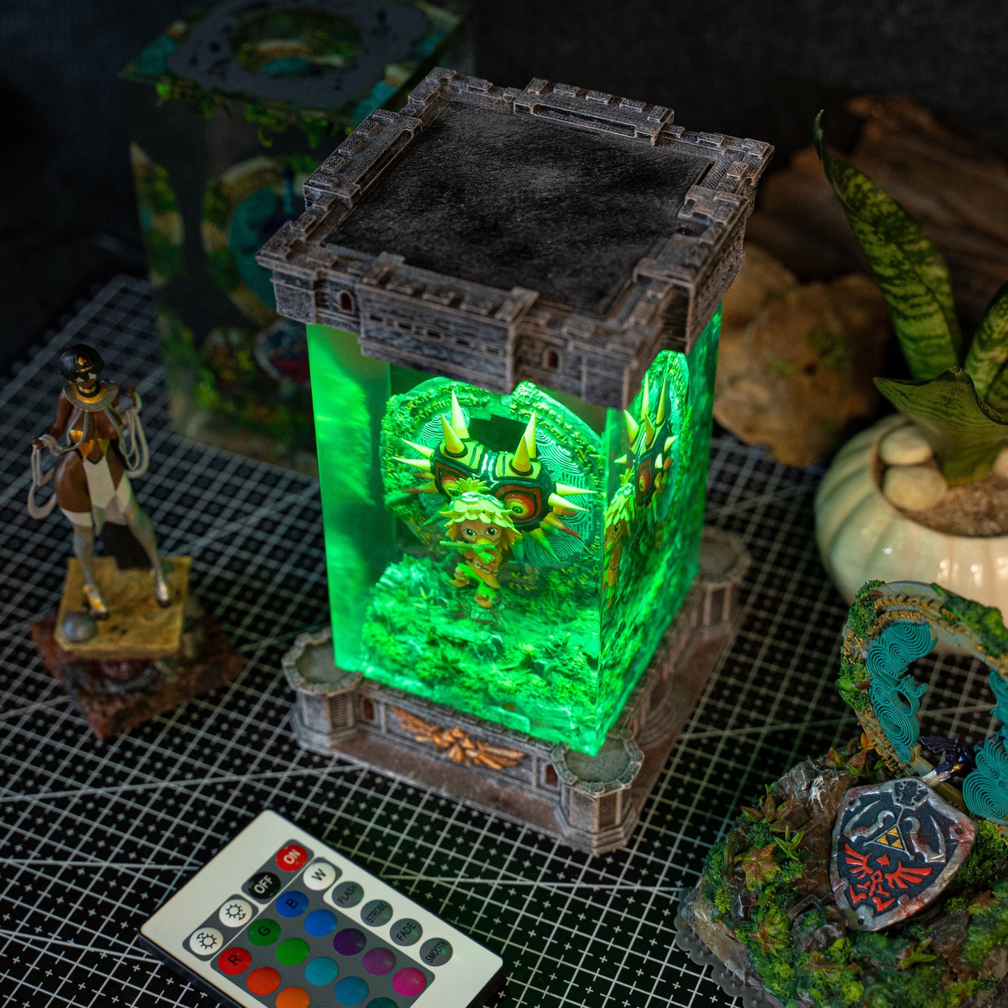 The Legend of Zelda Majora's Mask Epoxy Resin Lamp