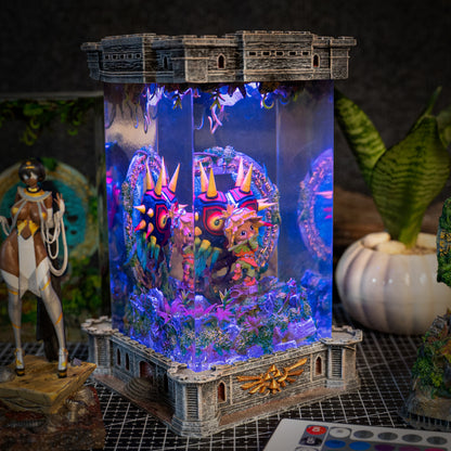 The Legend of Zelda Majora's Mask Epoxy Resin Lamp