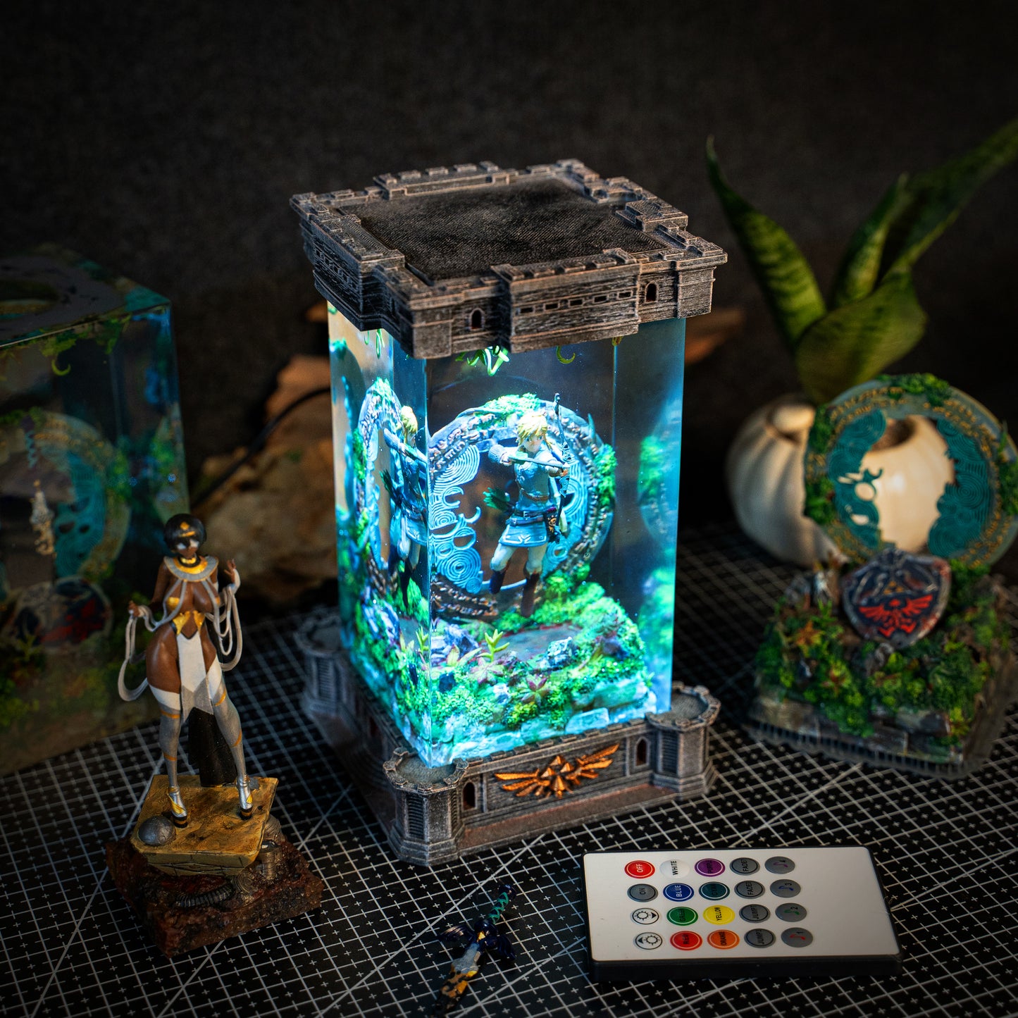 Legend of Zelda Link Epoxy Resin Lamp