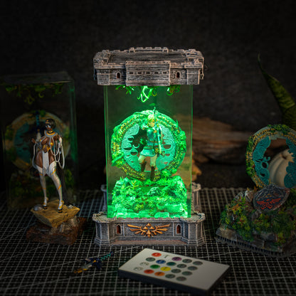 Legend of Zelda Link Epoxy Resin Lamp