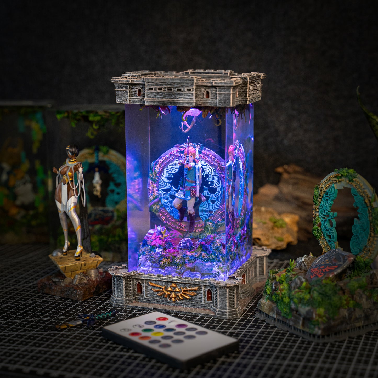 Legend of Zelda Link Epoxy Resin Lamp