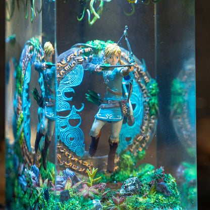 Legend of Zelda Link Epoxy Resin Lamp