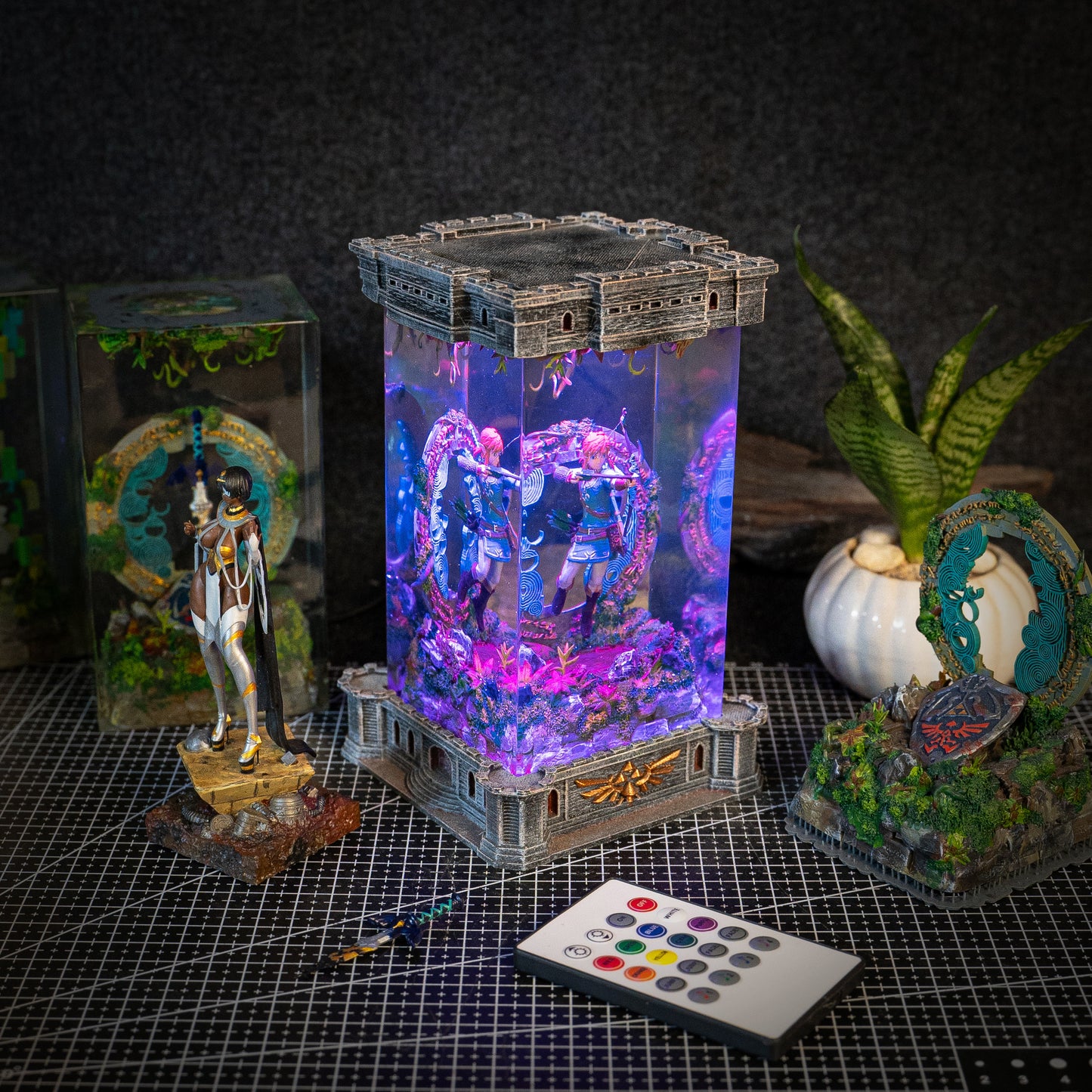 Legend of Zelda Link Epoxy Resin Lamp