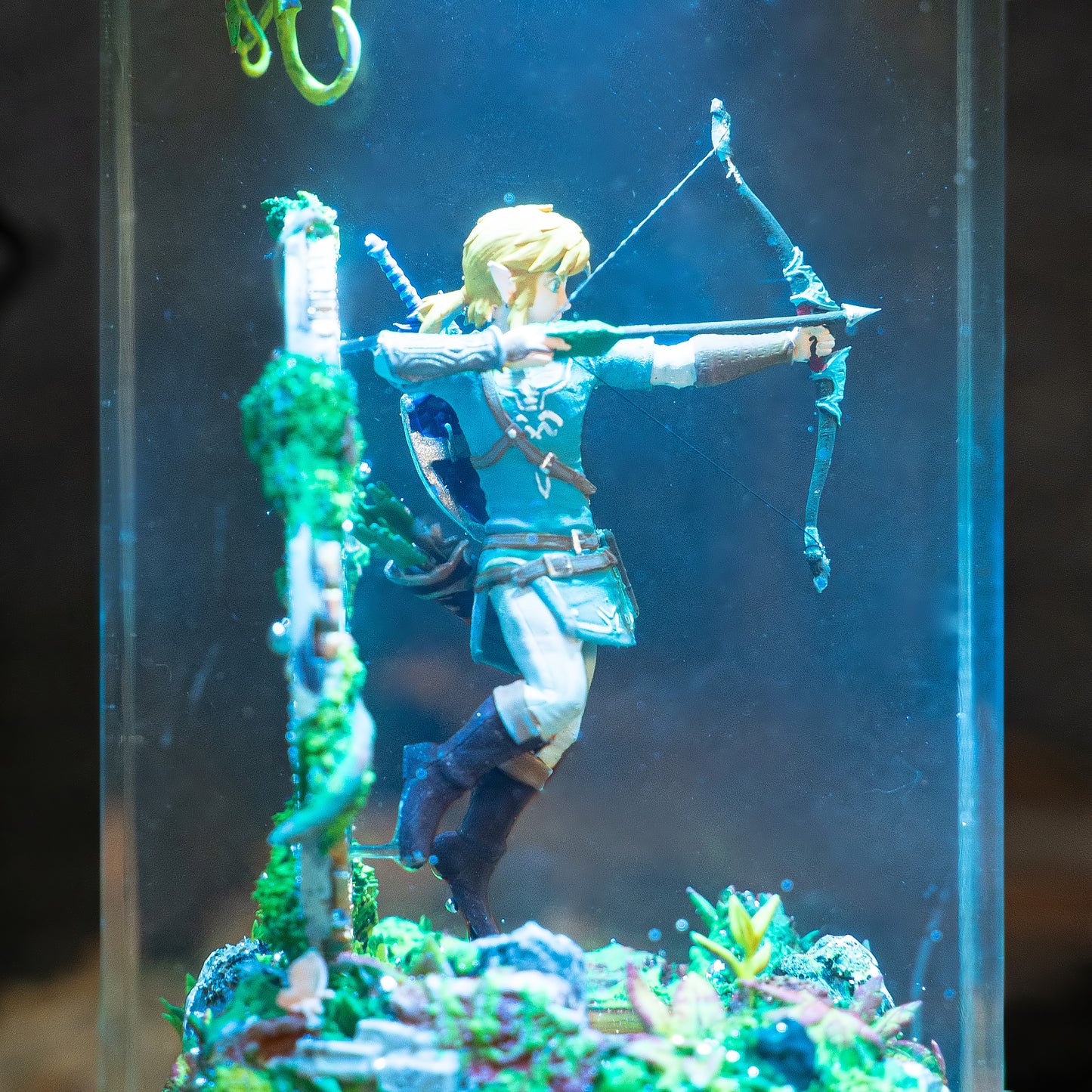 Legend of Zelda Link Epoxy Resin Lamp