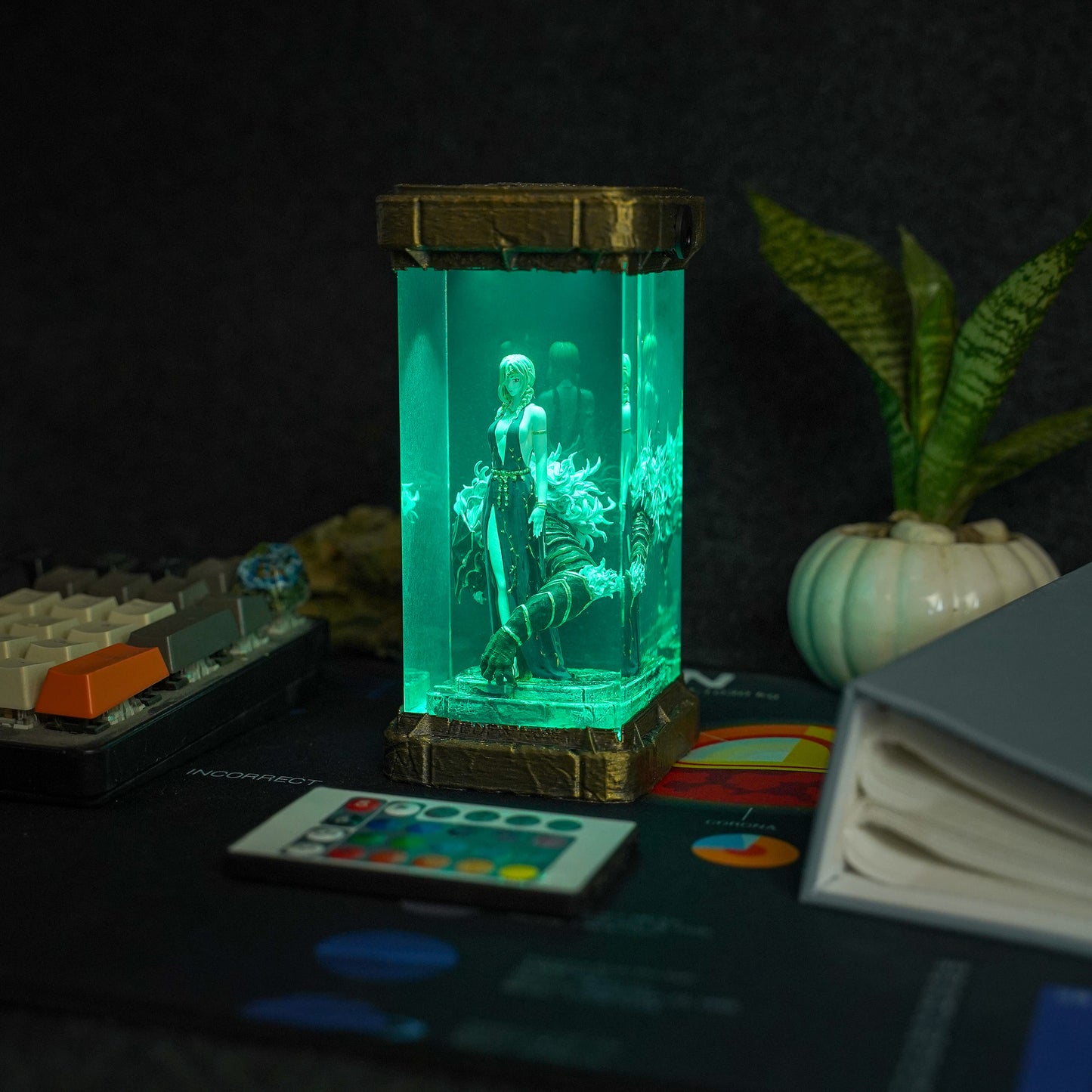 Elden Ring - Queen Marika the Eternal Handmade Epoxy Lamp