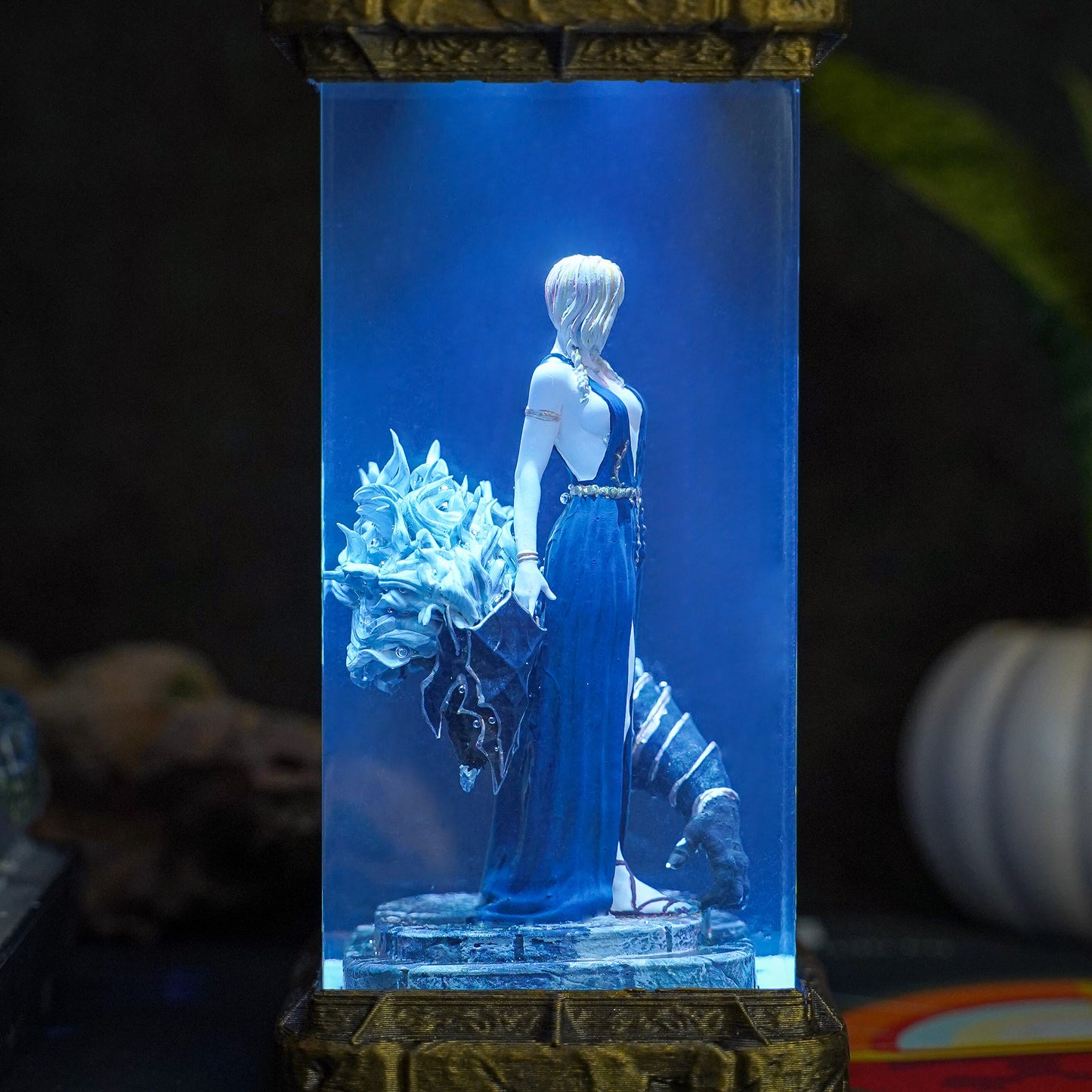 Elden Ring - Queen Marika the Eternal Handmade Epoxy Lamp