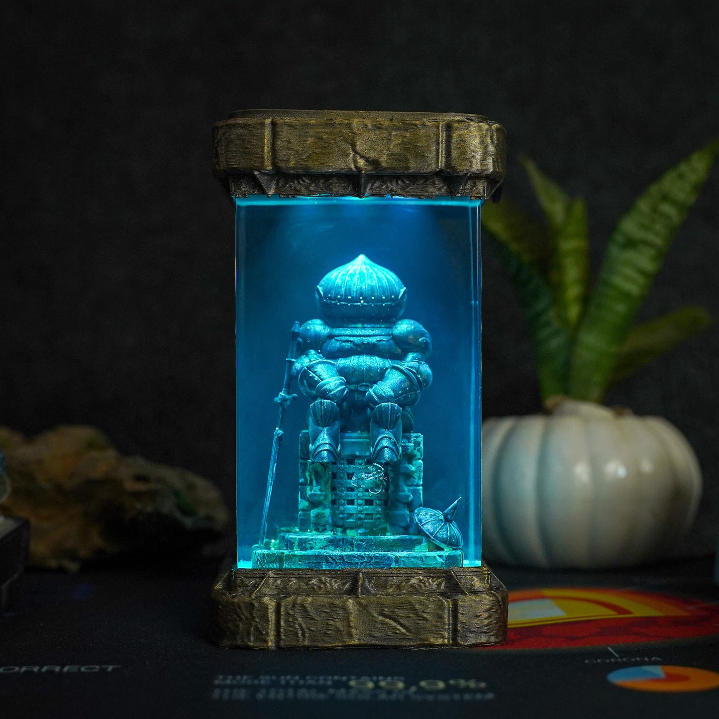 Dark Souls - Siegmeyer of Catarina Handmade Epoxy Lamp