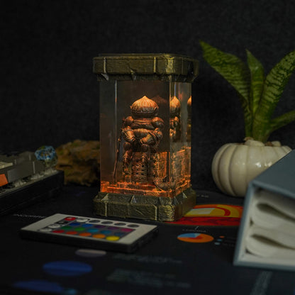 Dark Souls - Siegmeyer of Catarina Handmade Epoxy Lamp