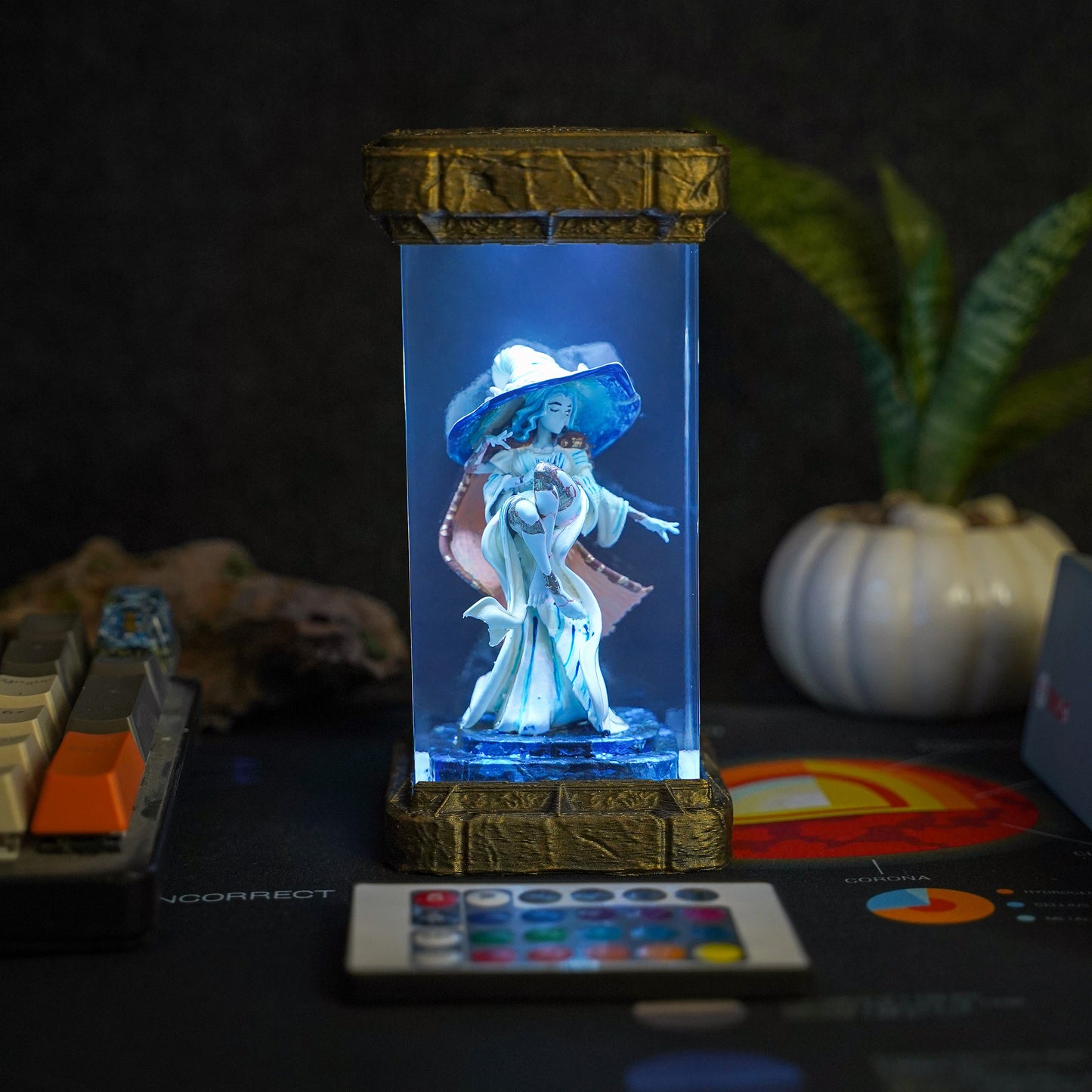 Elden Ring - Ranni the Witch Handmade Epoxy Lamp